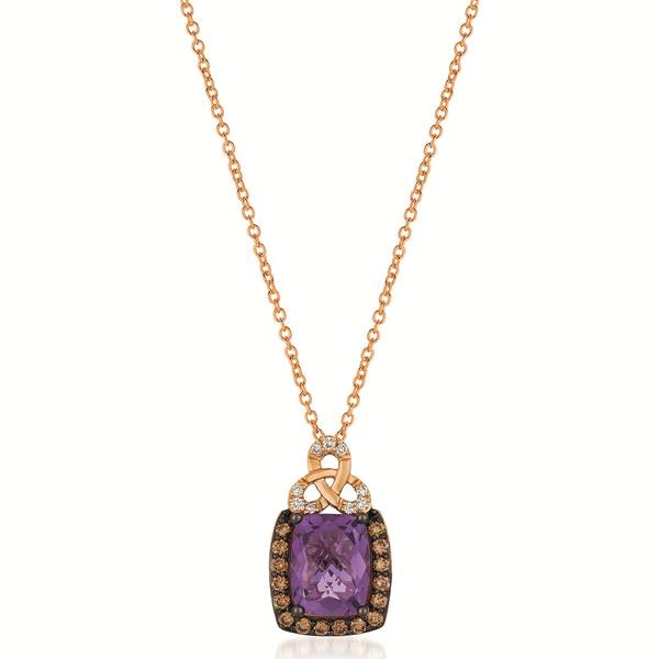 Le Vian(R) Amethyst Chocolate & Vanilla Diamonds(R) Pendant - image 