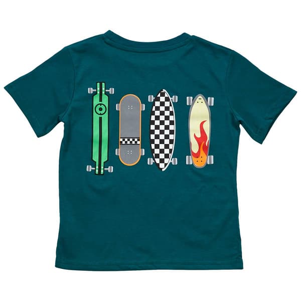 Boys (4-7) Tuff Guys Skateboard Short Sleeve Graphic Tee