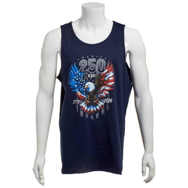 Mens Home of the Brave 250 Wings of Freedom Graphic Tank Top - image 