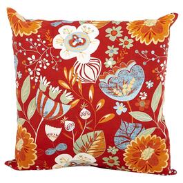 Jordan Manufacturing Floral Outdoor Toss Pillow