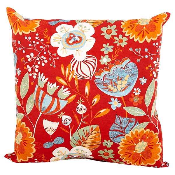 Jordan Manufacturing Floral Outdoor Toss Pillow - image 