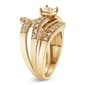 Haus of Brilliance 14kt. Gold Plated 1/3ctw. Diamond Bridal Set - image 3