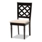 Baxton Studio Ramiro Sand/Dark Brown Wood 5pc. Dining Set - image 2