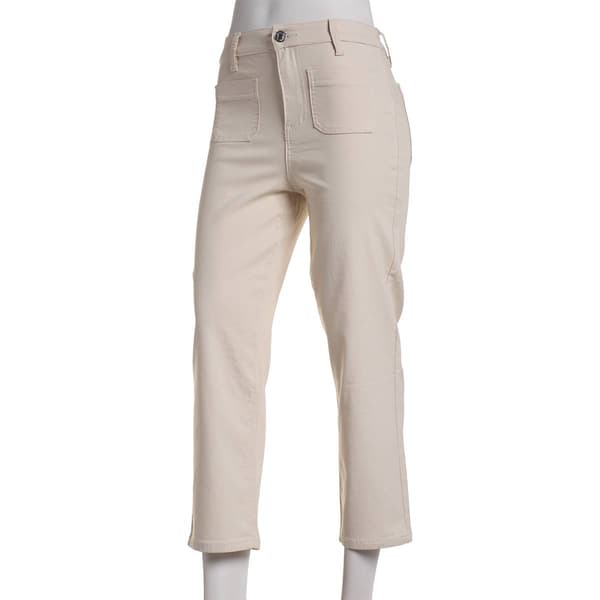 Juniors YMI&#40;R&#41; Hyperstretch HiRise Patch Pocket Straight Crop Pants