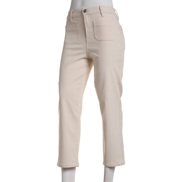 Juniors YMI&#40;R&#41; Hyperstretch HiRise Patch Pocket Straight Crop Pants - image 