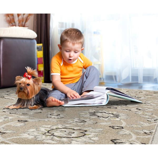 KAS Lucia Beige Grey Verona Rectangular Rug