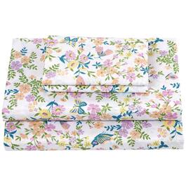 Ashley Cooper&#40;tm&#41; Floral Butterfly Percale Sheet Set