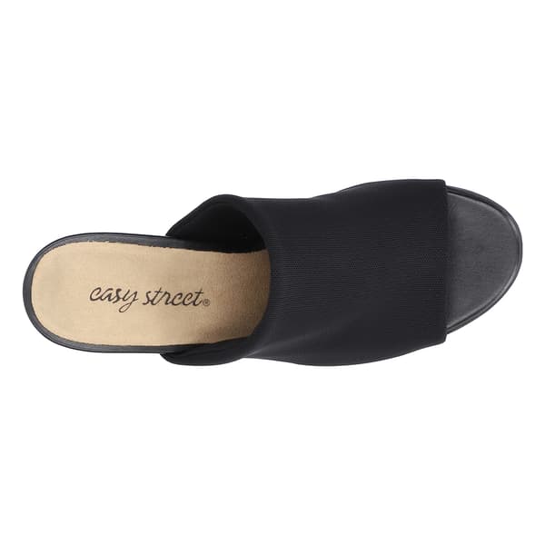 Womens Easy Street Carmella Heeled Mules