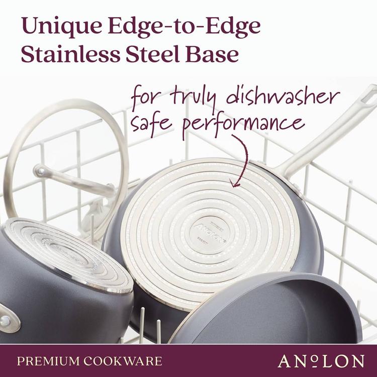 Anolon® Accolade 12in. Hard-Anodized Nonstick Deep Frying Pan