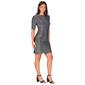 Womens 24/7 Comfort Apparel Shimmer Bodycon Mini Party Dress - image 3