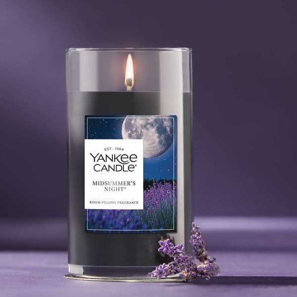 Yankee Candle&#40;R&#41; 14.25oz. Midsummer Night Pillar Candle - image 