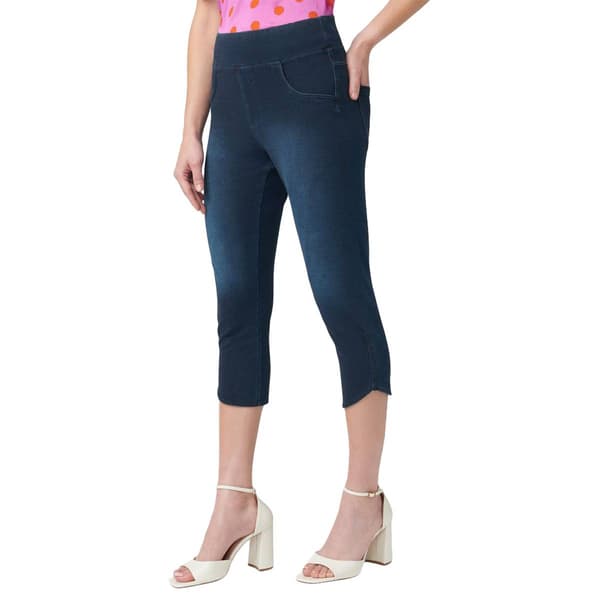 Womens HUE® Game Changing Tulip Hem Capri Leggings - image 