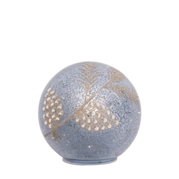 Melrose LED Blue Pinecone Globe - Set of 2
