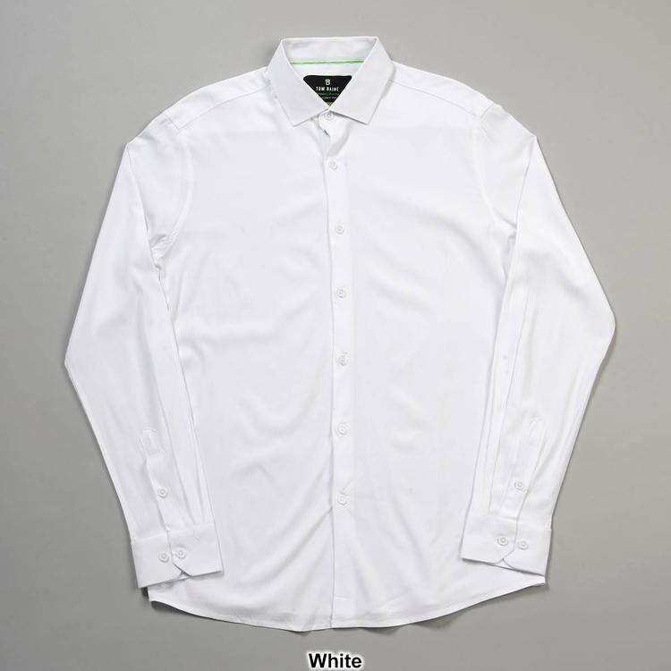 Mens Tom Baine Slim Fit Solid Dress Shirt
