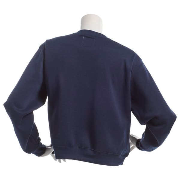 Juniors No Comment Fleece Crew 1990 Sweatshirt w/ Headband