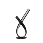HomeRoots 17in. Black Bedside LED Table Lamp - image 1