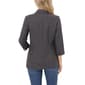 Womens NY Collection 3/4 Sleeve Woven Twill Solid Blazer - image 2