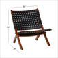 9th & Pike® Black Wood Contemporary Folding Chair - image 5