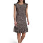 Womens Tommy Hilfiger Flutter Sleeve Print ITY Ruffle Bottom Dre - image 1