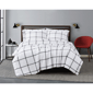 Truly Soft Printed Windowpane 3pc. Duvet Cover Set - image 1