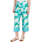Womens Ruby Rd. Paradise Cove Floral Palazzo Capri - image 3