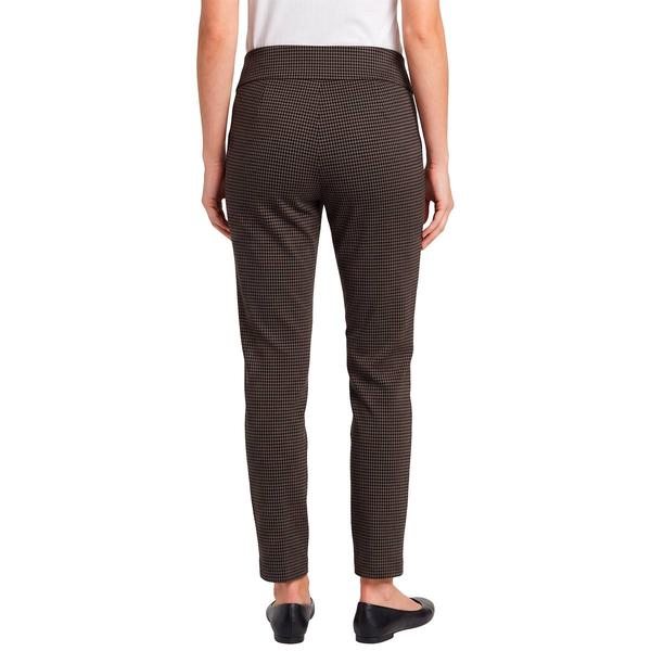 Womens Briggs Pull On Houndstooth Straight Leg Pants
