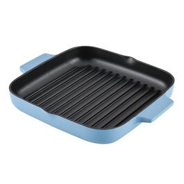 KitchenAid&#40;R&#41; 11in. Enameled Cast Iron Square Grill Pan - Blue