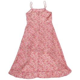 Girls &#40;7-16&#41; Poppies & Roses Floral Walk-Thru Romper Dress