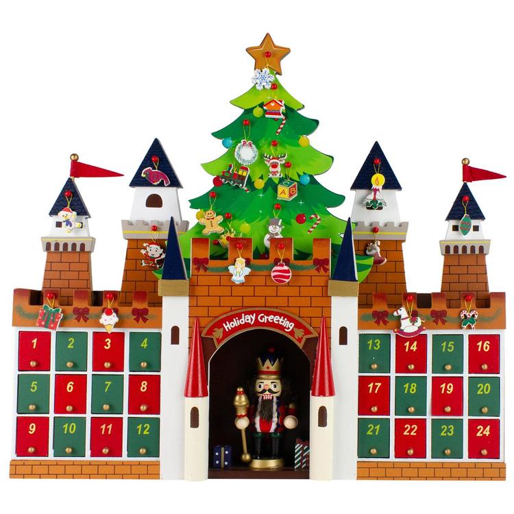 Northlight Seasonal 20.5in. Nutcracker Christmas Advent Calendar