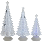 Northlight LED Color Changing Acrylic Christmas Tree - Set of 3 - image 2