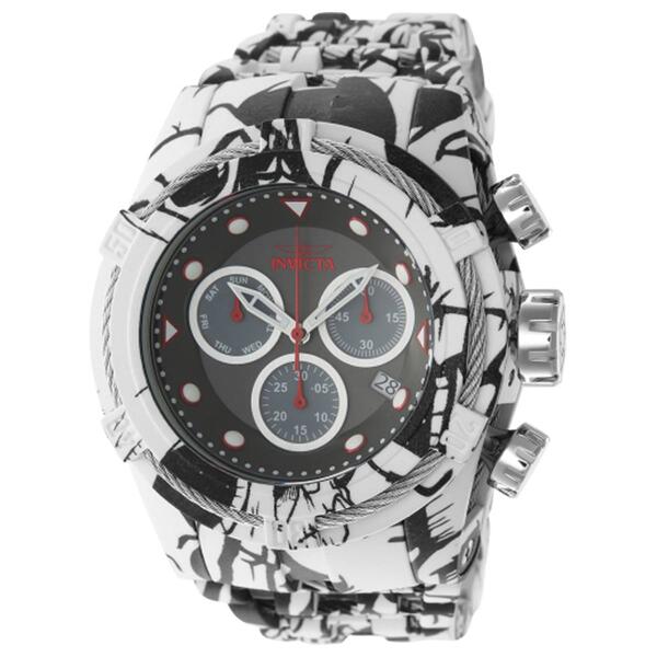 Mens Invicta Bolt Grey & Black Quartz Chronograph Watch - 43859 - image 