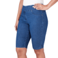 Plus Size Ruby Rd. Key Items Denim Extra Stretch Pull On Short - image 5