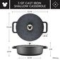 Farberware&#174; Disney Monochrome 3qt. Cast Iron Shallow Casserole - image 5