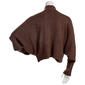 Juniors Derek Heart Dolman Shrug Open Front Cardigan-French Roast - image 3