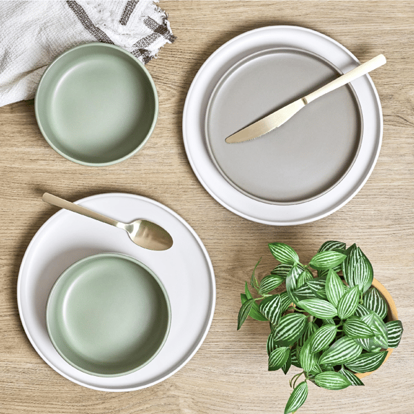 Sango Rollo Alta 12pc. Stoneware Dinnerware Set