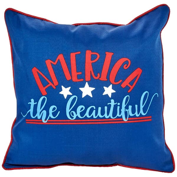 Jordan Manufacturing America the Beautiful Outdoor Toss Pillow