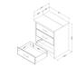 South Shore Versa Nightstand with Charging Station &amp; Drawers - image 7