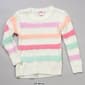 Girls &#40;7-16&#41; Pink Angel&#8482; Long Sleeve Fuzzy Stripe Sweater - image 2