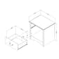 South Shore Navali Seaside Pine Drawer Nightstand - image 6