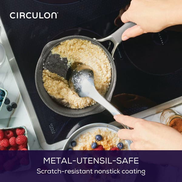 Circulon A1 Series Nonstick 2qt. Induction Straining Saucepan