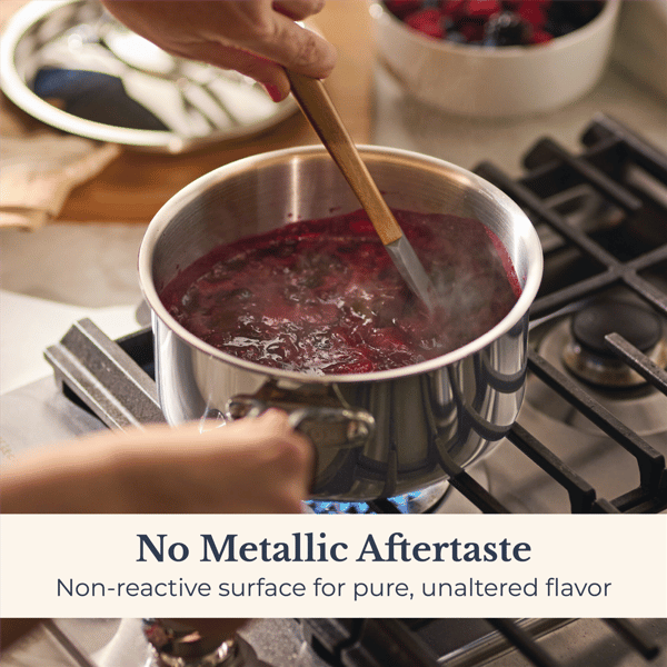 Anolon® EverLast 3qt. Tri-Ply Clad Saucepan with Lid