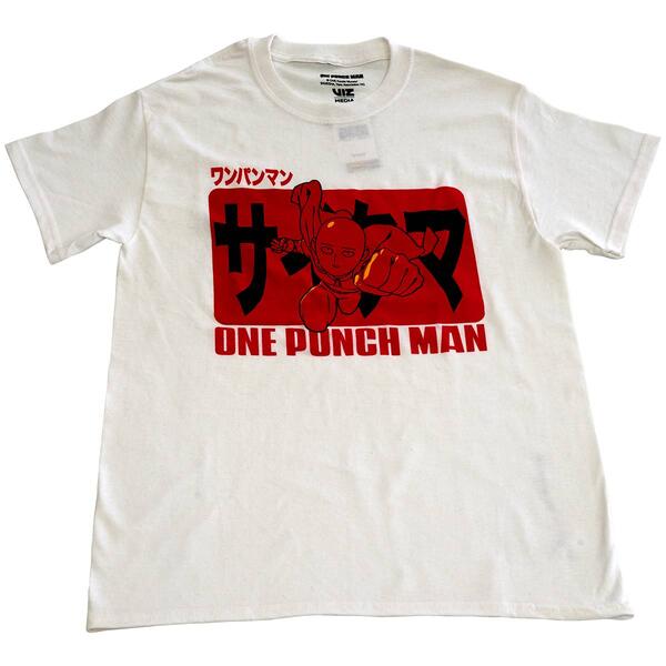 Young Mens One Punch Man Anime Short Sleeve Graphic Tee - image 