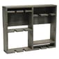 Elegant Designs&#40;tm&#41; Bartow Wall Mounted Wood Wine Rack Shelf - image 1