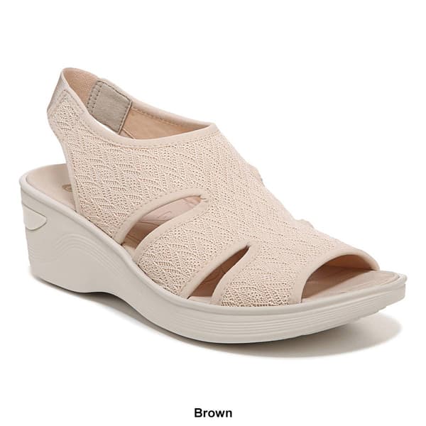 Womens BZees Daytona Slingback Wedge Sandals