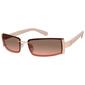 Womens SOUTHPOLE Combo Rectangle Heavy Metal Sunglasses - image 1