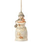 Jim Shore Woodland Snowman Holding Fawn Ornament - image 1