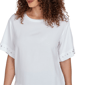 Womens Emaline Sapphire Serenade I Solid Elbow Sleeve Blouse - image 5