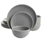 Gibson Home Rockaway 12pc. Dinnerware Set - Matte Grey - image 1