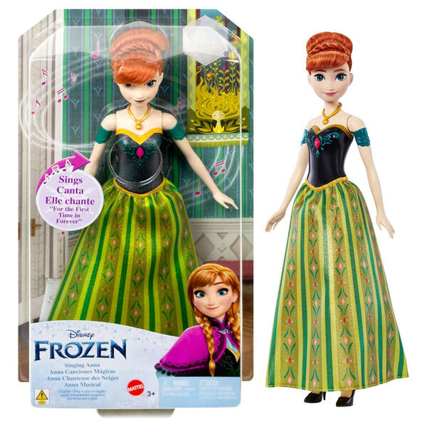 Mattel&#40;R&#41; Disney Frozen&#40;c&#41; Singing Anna Doll - image 