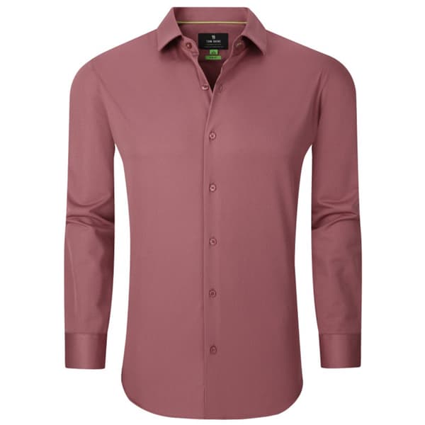 Mens Tom Baine Slim Fit Performance Dress Shirt - Rust